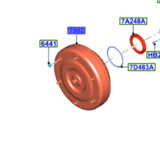 Torque Converter - Ford (KB3Z-7902-ATC)