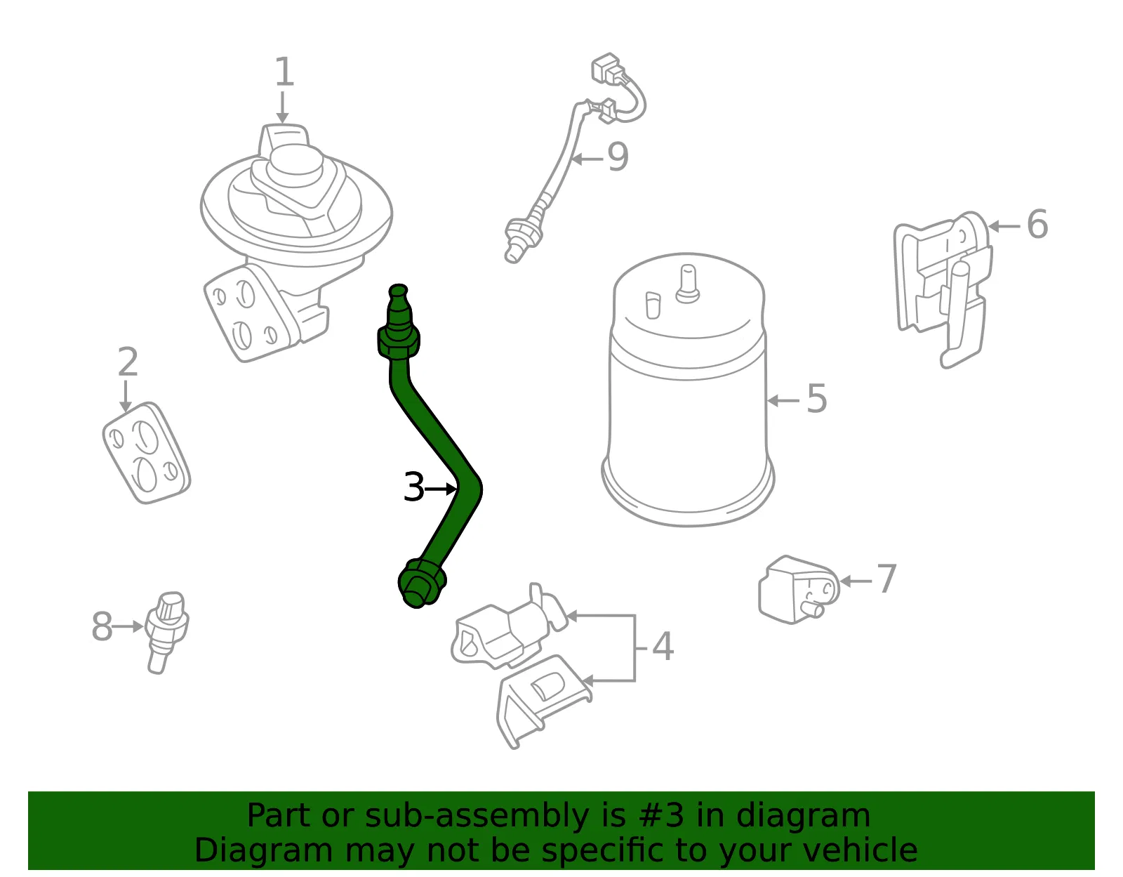 Pipe Egr - MAZDA (KL4720310) - view 3
