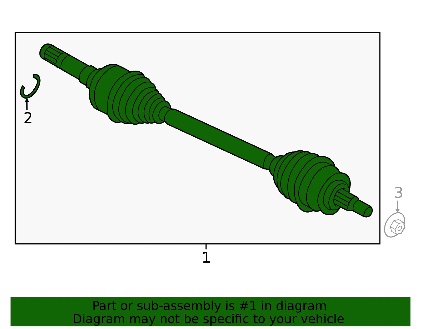 Axle Assembly - Ford (KR3Z-4K139-E) - view 3