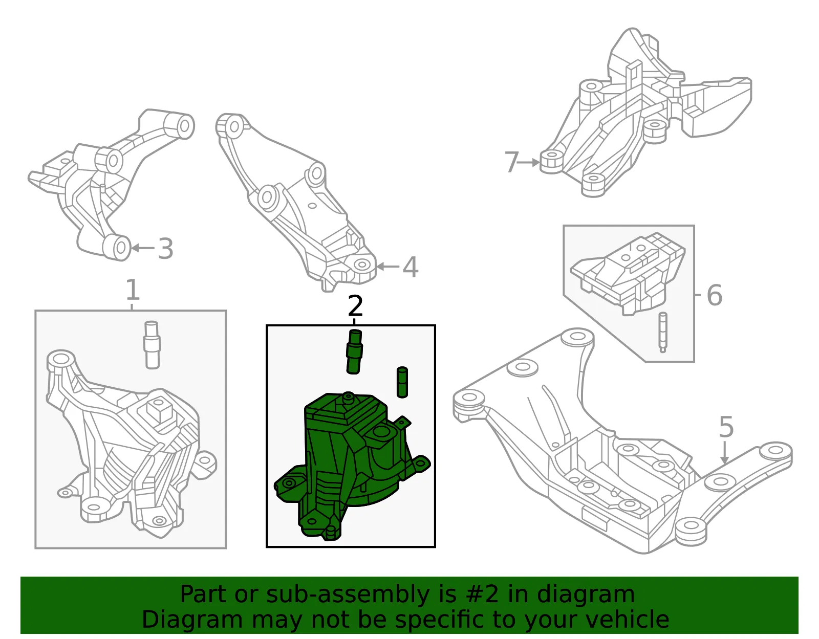 Engine Mount - Mazda (KR9P-39-050A) - view 2