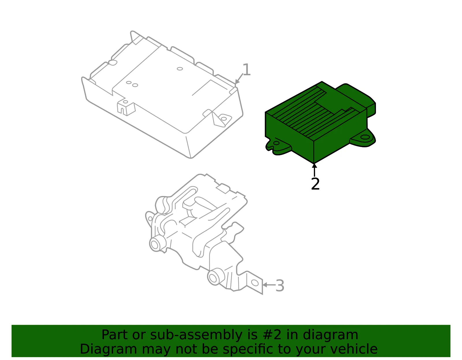 Automatic Transmission Control Module - Mazda (L5E4-18-9E1E) - view 3