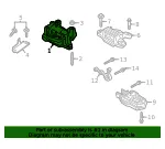 Bracket Engine Front Support - Ford (LX6Z-6038-Y) - view 6