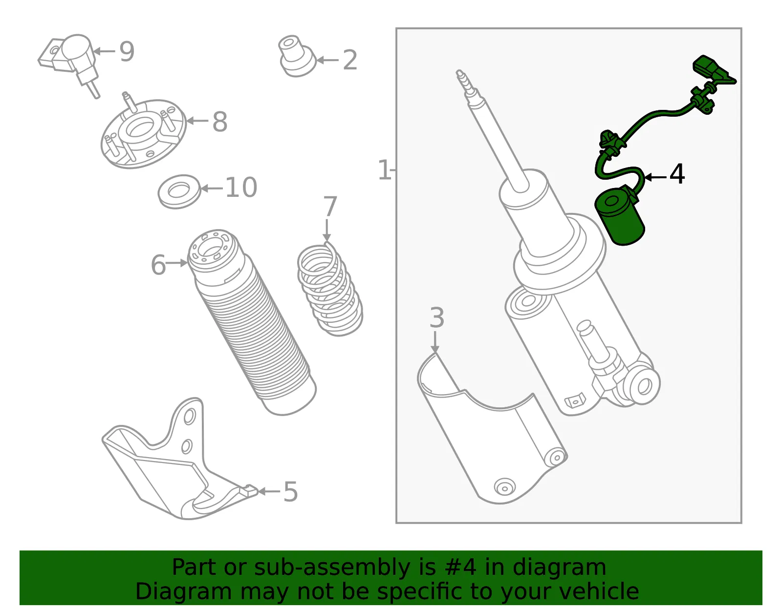 Suspension Solenoid - Ford (MB3Z-18B084-A) - view 3