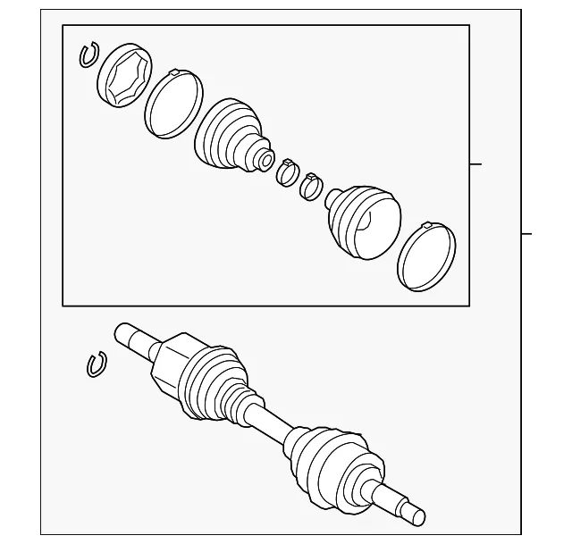 Axle Assembly - Ford (MB3Z-3A428-K)
