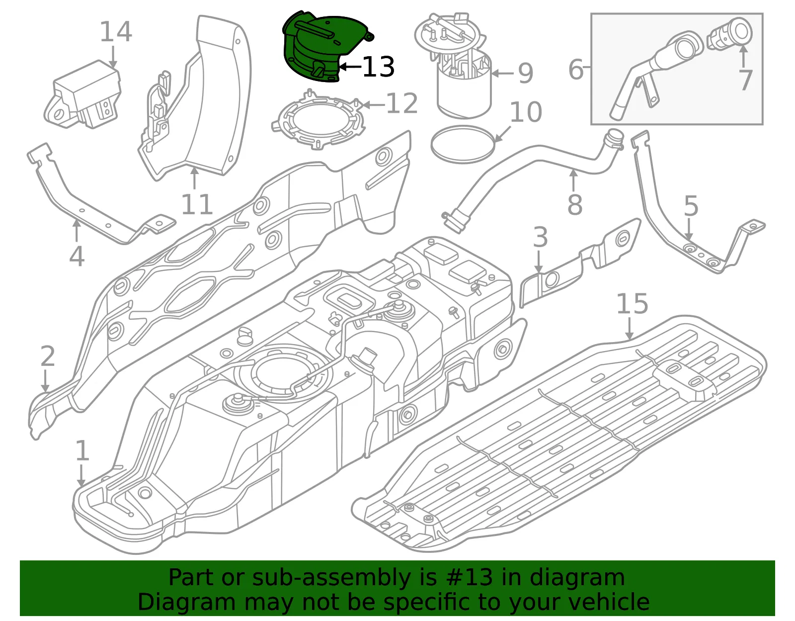 Fuel Pump Shield - Ford (MB3Z-9B007-E) - view 3