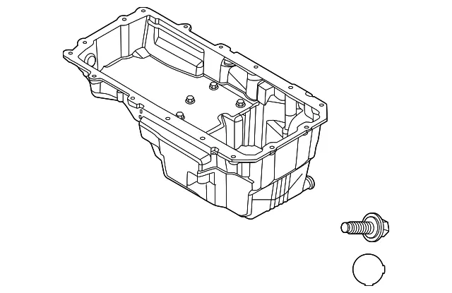 Pan Assembly Engine Oil - Ford (NR7Z-6675-D) - view 2