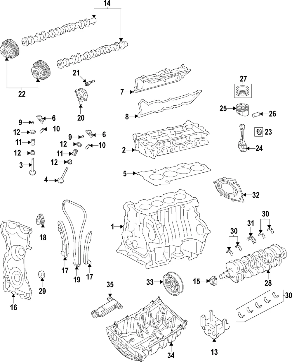 Engine Piston - Ford (PB5Z-6108-B)