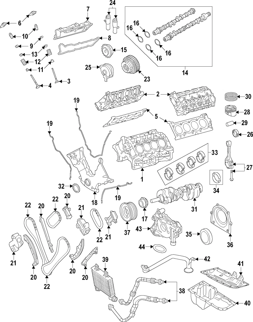 Crankshaft Assembly - Ford (PR3Z-6303-B)