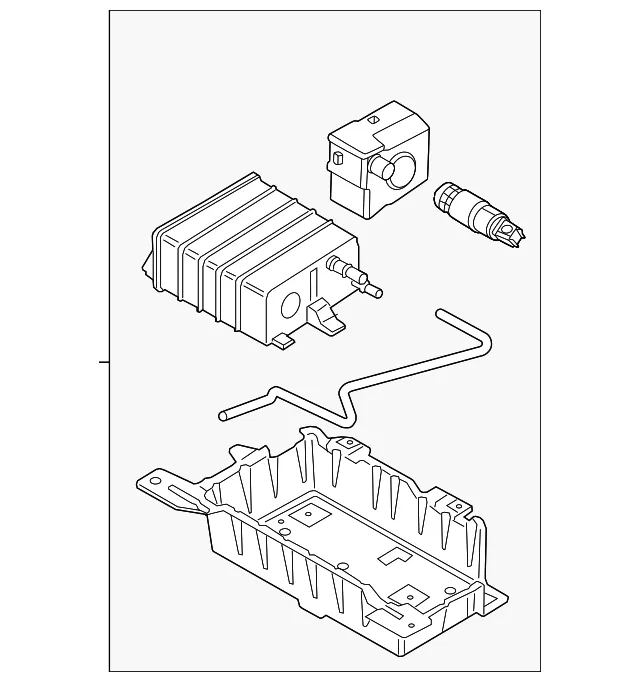 Cannister Fuel Vapour Store - Ford (PR3Z-9D653-E)