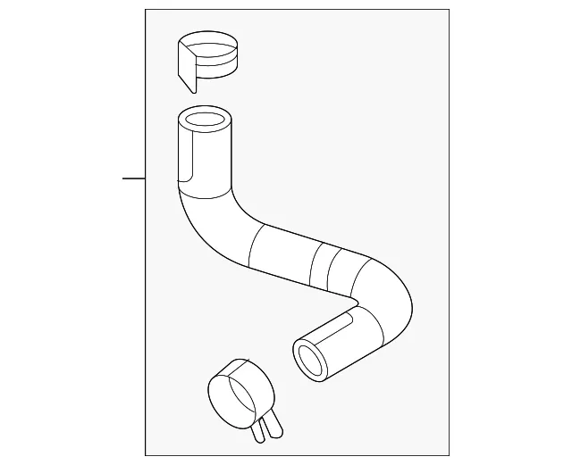 Engine Coolant Overflow Hose - Mazda (PX28-15-73Y)