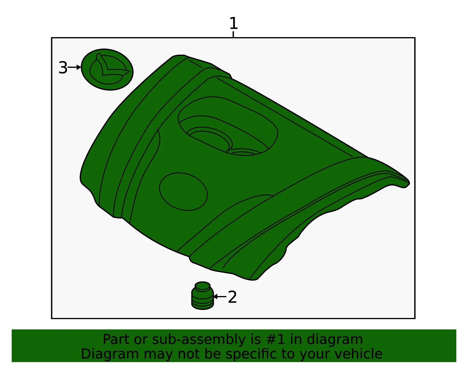 Engine Cover - Mazda (PXNS-10-2F0) - view 2