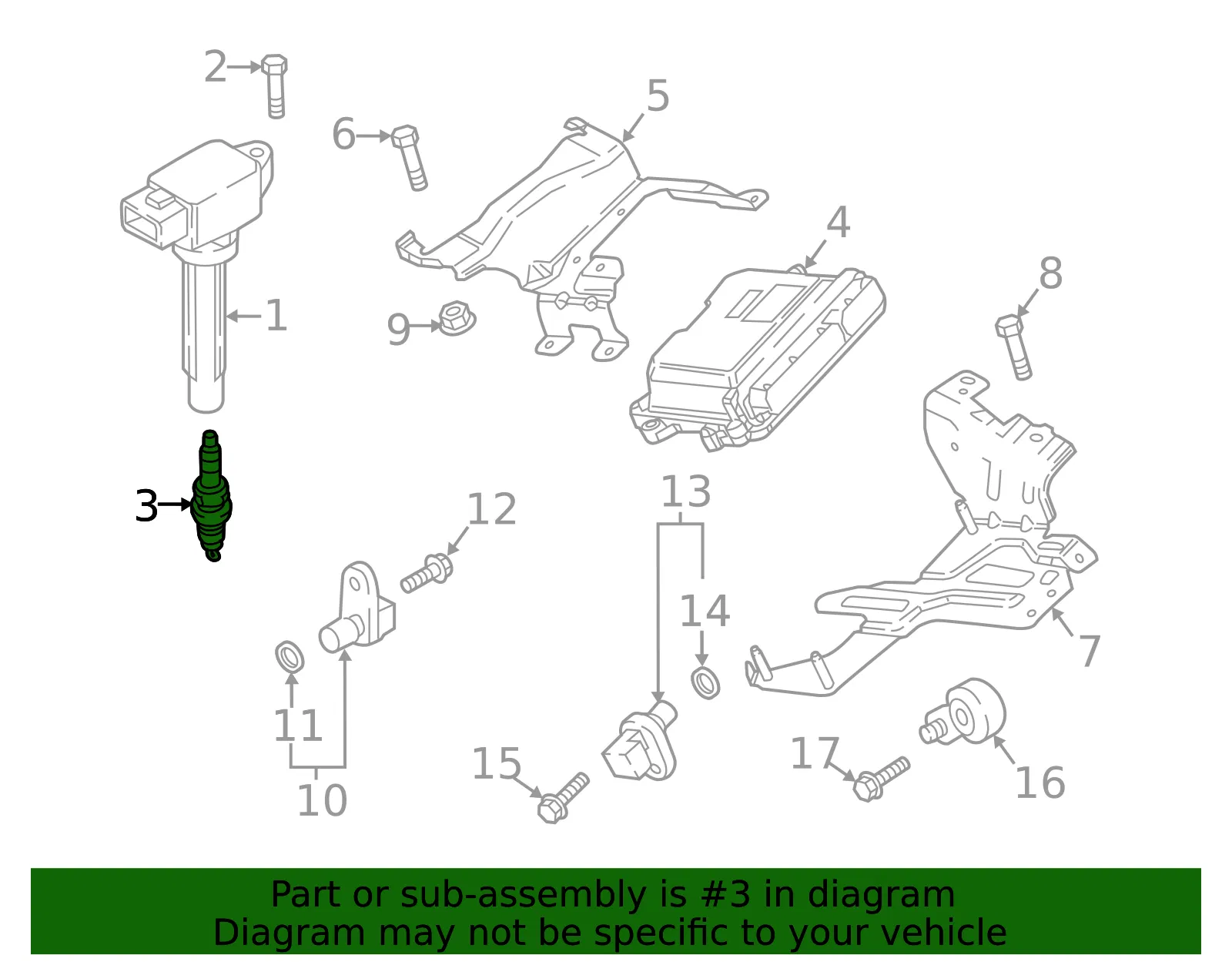 Spark Plug - Mazda (PY8V-18-110) - view 3