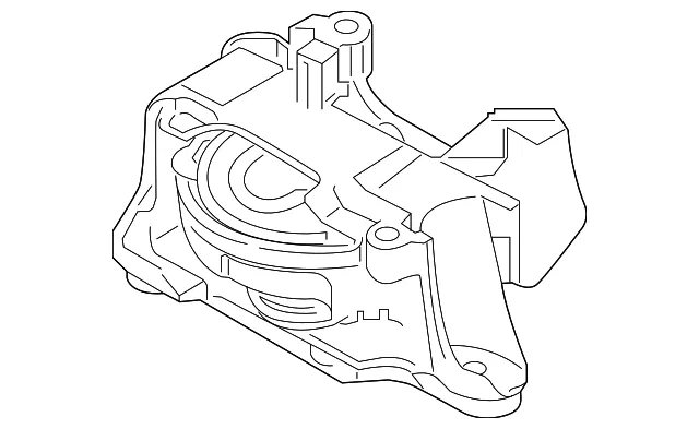 Engine Mount - Ford (PZ1Z-6038-C) - view 2