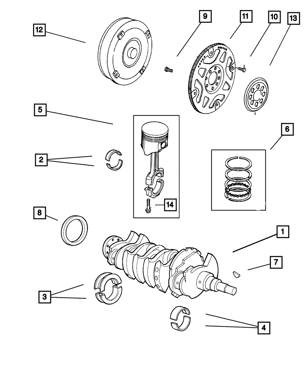 Torque Converter - Mopar (R4778031AC) - view 3