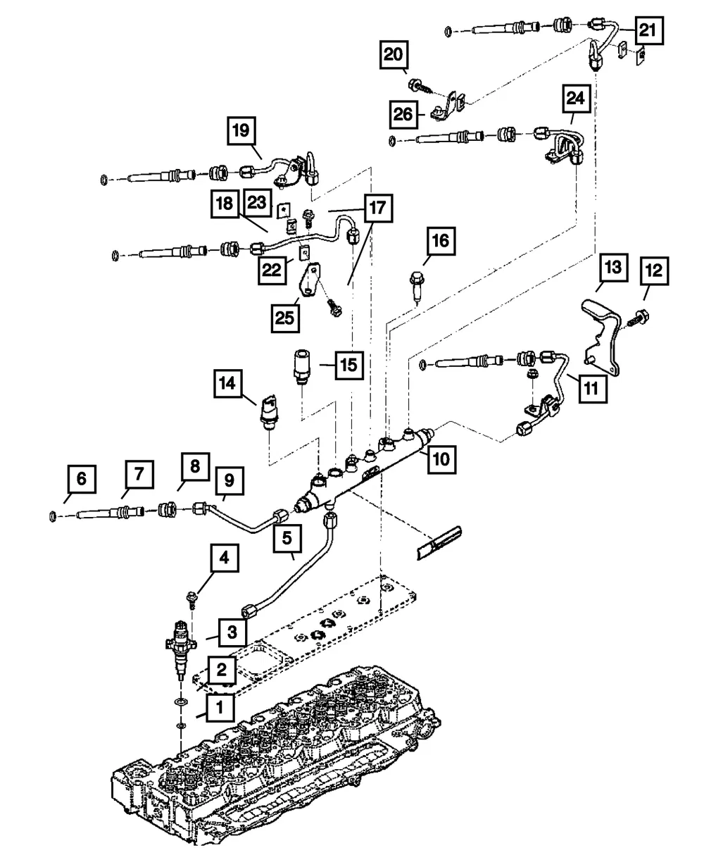 INJECTOR - Mopar (R5135790AF) - view 6
