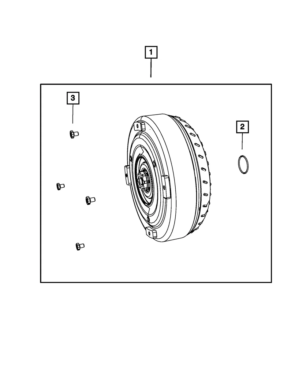 Torque Converter Kit, Remanufactured - Mopar (R8143195AC)