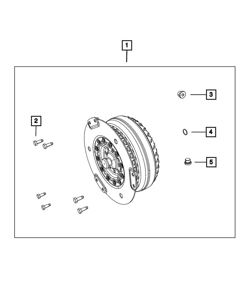 Torque Converter Kit - Mopar (RL243364AA)