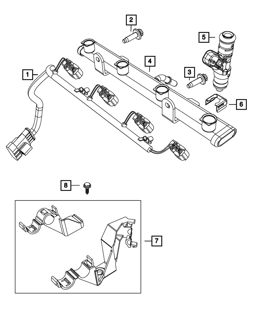 Fuel Injector - Mopar (RL892999AA) - view 3
