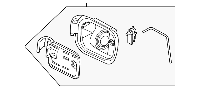 Fuel Filler Housing - Ford (SL7Z-7827936-A)
