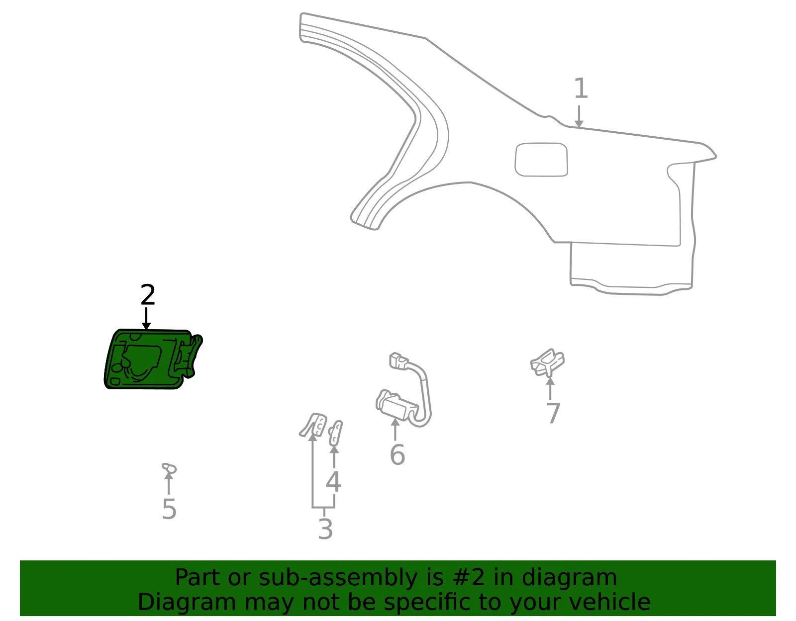 Fuel Filler Lid - MAZDA (T00142410E) - view 2