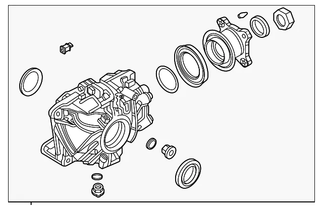 Differential Carrier Assembly - Mazda (TAA4-27-100J)