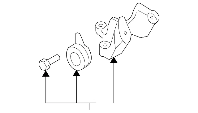 Engine Mount Bracket - Mazda (TD11-39-08YB) - view 3