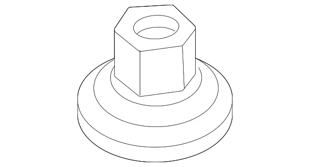 Engine Mount Nut - Ford (W721517-S442) - view 2