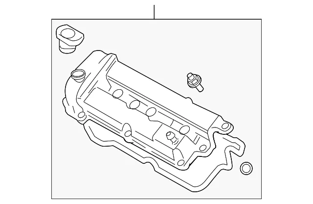 Cover R  Cylinder Head - Passenger Side (RH) - Mazda (ZZC6-10-220A)
