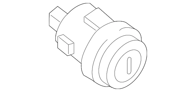 Lock Cylinder - Driver's Side (LH) - Mazda (ZZCA-76-22YA)
