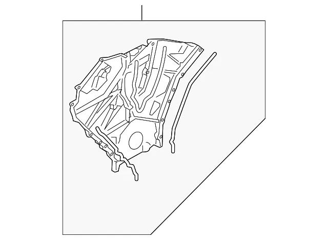 Engine Timing Cover - Mazda (aj5710500c)