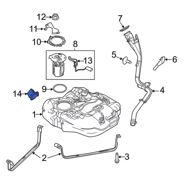 Fuel Pump Controller - Ford (au5z9d370m) - view 2