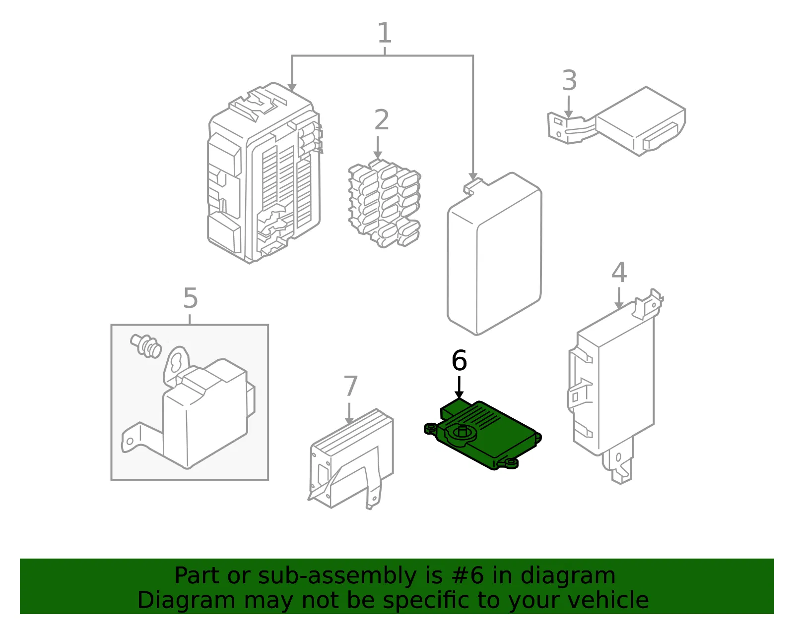 Automatic Transmission Control Module - Mazda (aw27189e1a) - view 2