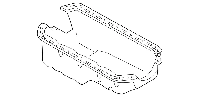 Oil Pan - Mazda (b36610400a)