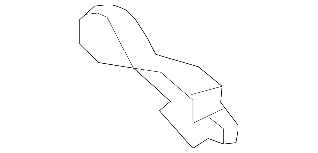 Engine Coolant Overflow Hose Bracket - Ford (bb5z8w287d) - view 2