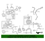 Exhaust Gas Re-Circulation (Egr) Valve Control Solenoid Bracket - Ford (bc3z9l456d) - view 9
