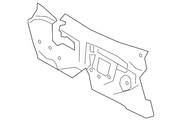 Engine Compartment Insulation - Mazda (bcjk6863xb)