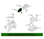 Engine Support Rod Bracket - Mazda (bdgf39010) - view 4