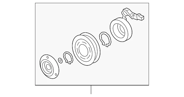 A/C Compressor Clutch - Mazda (bdgf61l10)