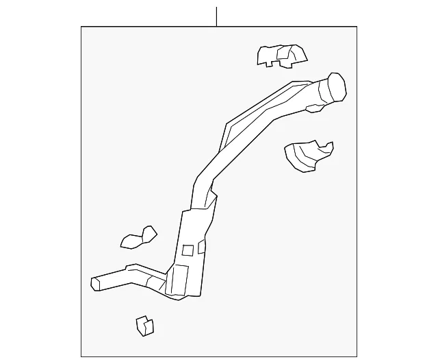 Fuel Tank Filler Neck - Mazda (bdts42280c)