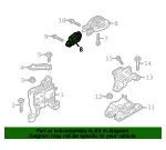 Engine Support Rod Bracket - Mazda (bfwm39010) - view 4