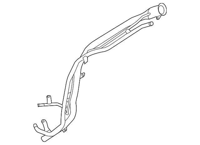 Fuel Tank Filler Neck - Mazda (bhn142210g)