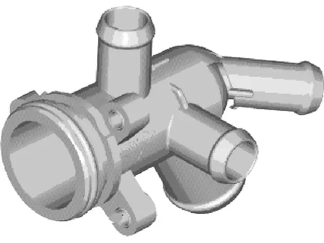 Engine Water Pump Outlet Pipe - Ford (bk3z8591f)
