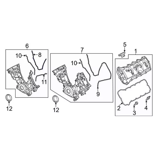Engine Timing Cover - Ford (bl3z6019b) - view 2