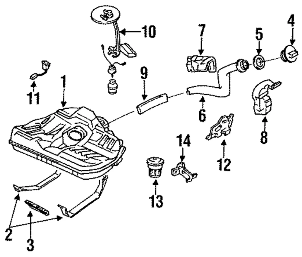 Fuel Pump - Mazda (bp021335zd)