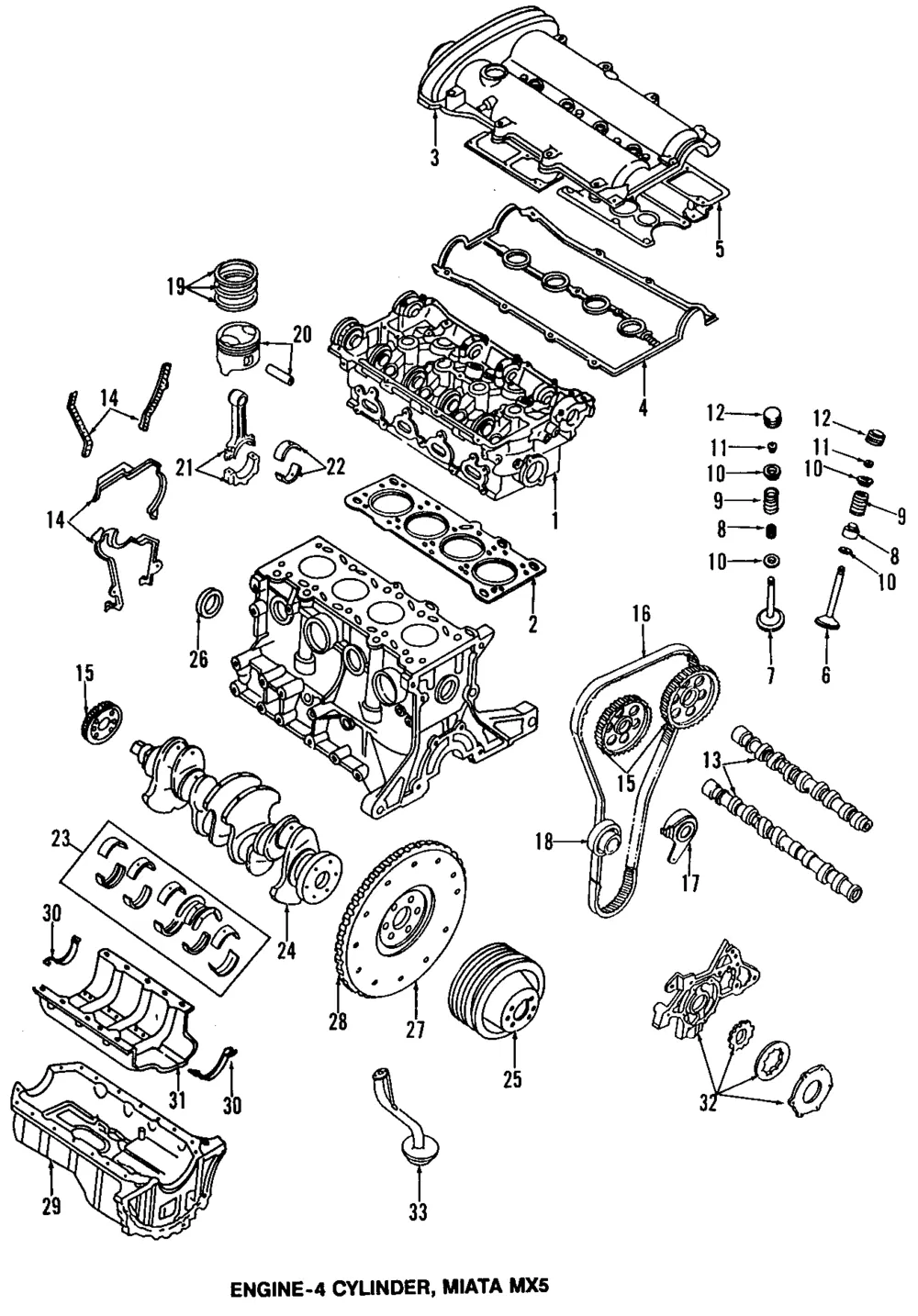 Cylinder Head - Mazda (bp6d10100a)