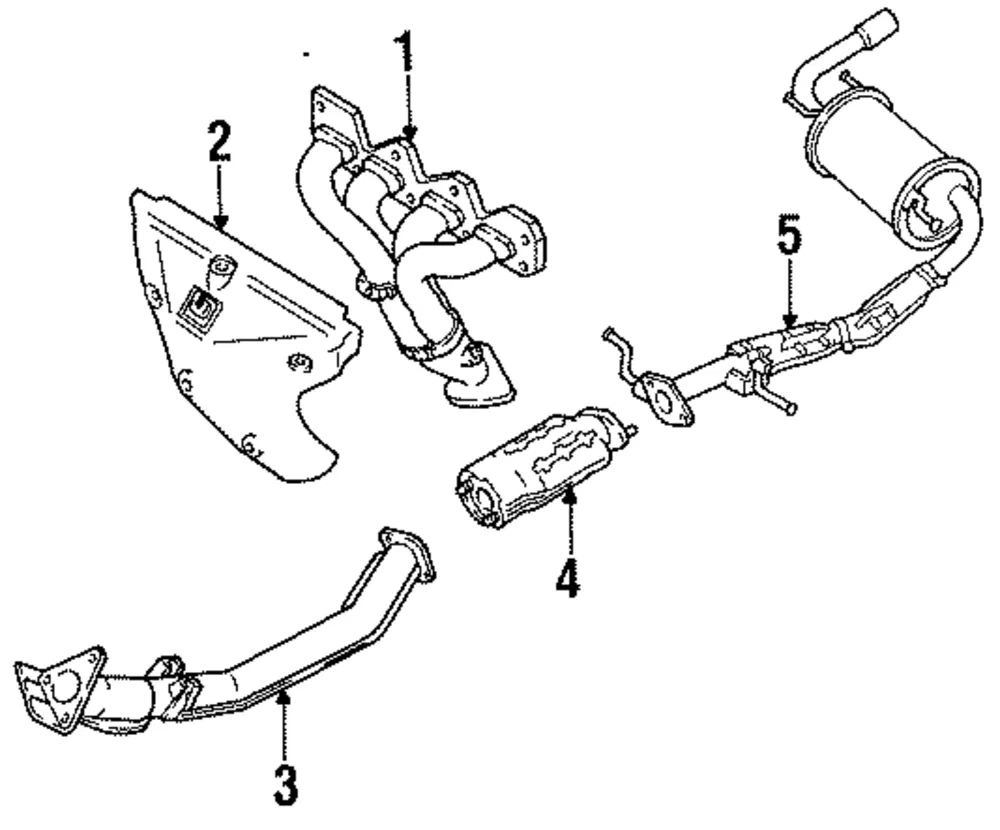 Catalytic Converter - Mazda (bps120600)