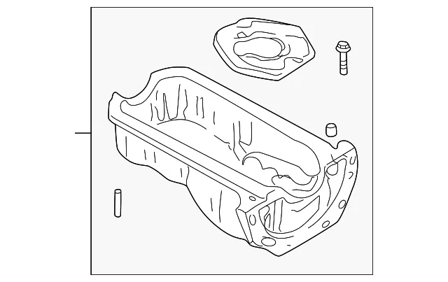Oil Pan - Mazda (bpy310400b)