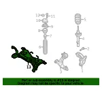 Engine Cradle - Mazda (c52434800a) - view 4