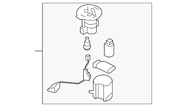 Fuel Pump And Sender Assembly - Mazda (ca431335x)