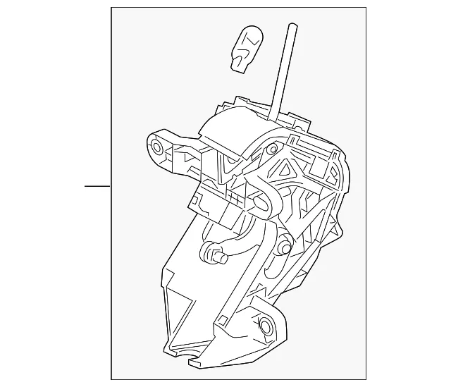Automatic Transmission Shift Lever - Mazda (cg2546100)
